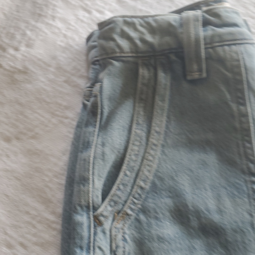 NWOT MOTHER THE QUARTET BREAKER SKIMP HIGH WAIST STRAIGHT LEG JEANS, SZ: 24 - Picture 7 of 16